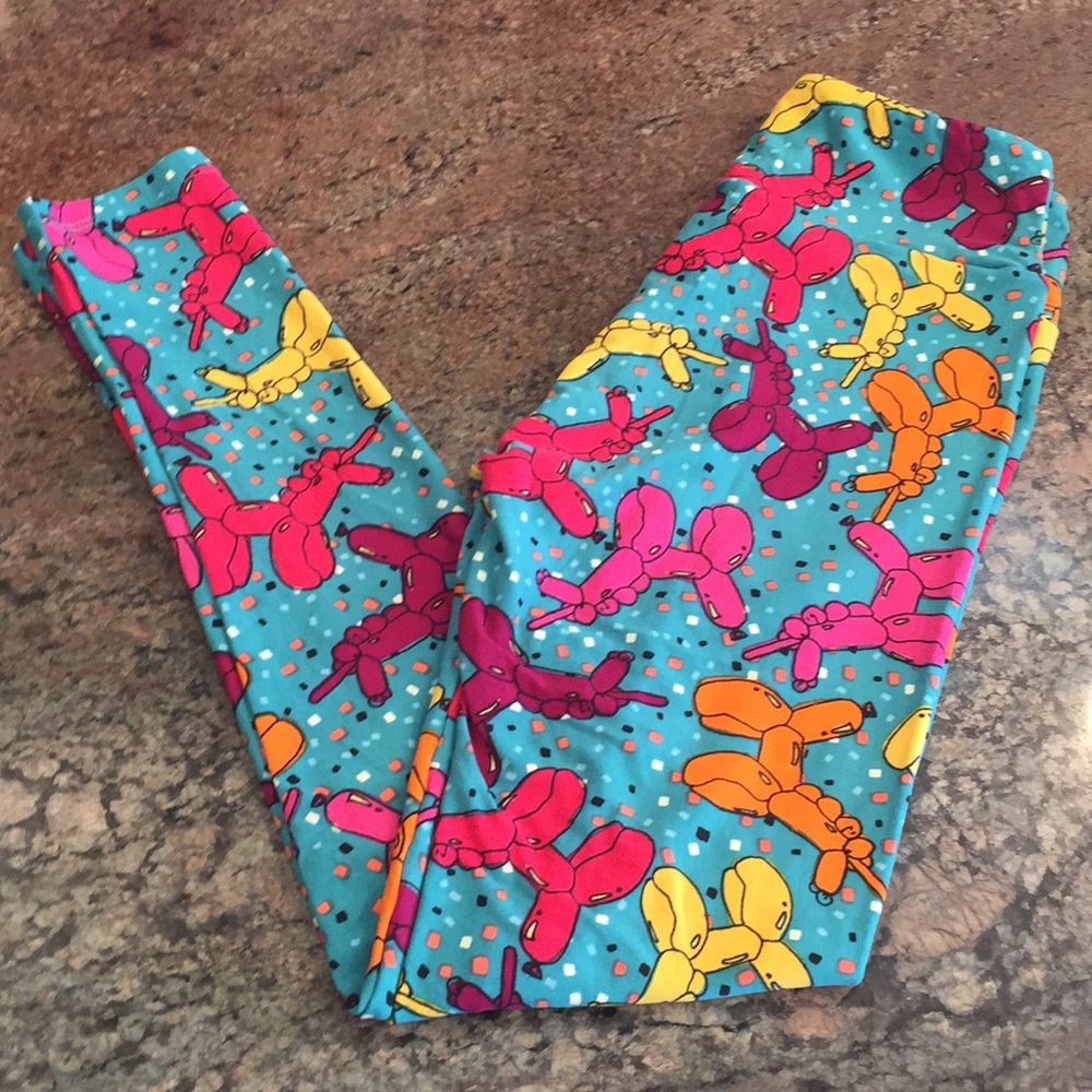 Colorful Balloon Animal Print Leggings